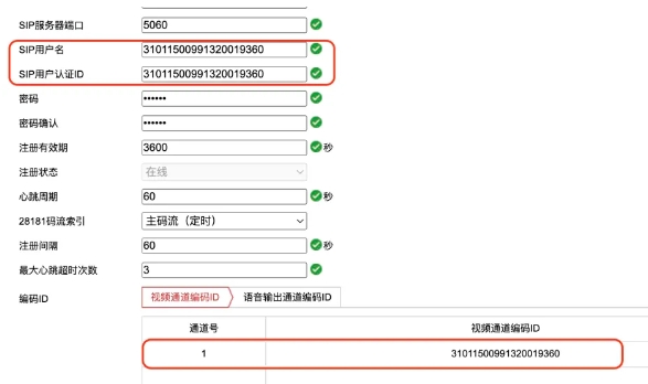 攝像頭GB/T28181配置時為什么SIP用戶ID和視頻通道ID最好一致